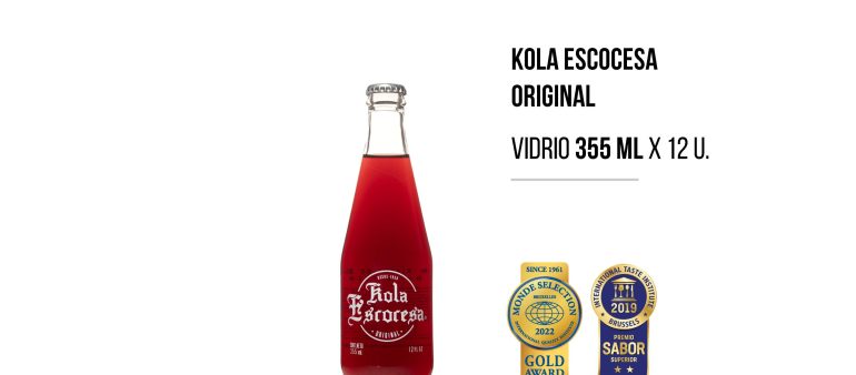 Kola Escocesa Vidrio No Retornable 355ml