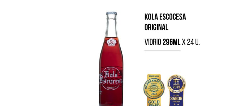 Kola Escocesa Vidrio Retornable 296ml