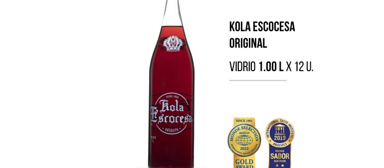 Kola Escocesa Vidrio Retornable 1000ml